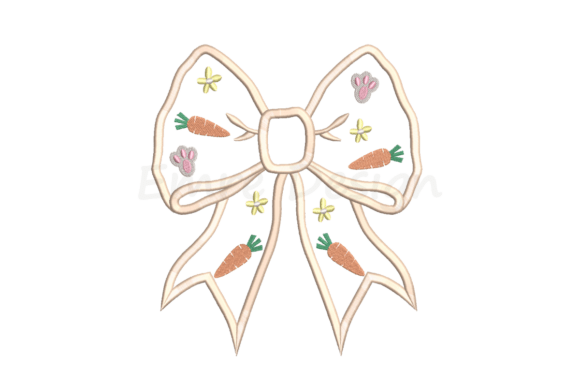 Coquette Bow Easter Embroidery Design Review