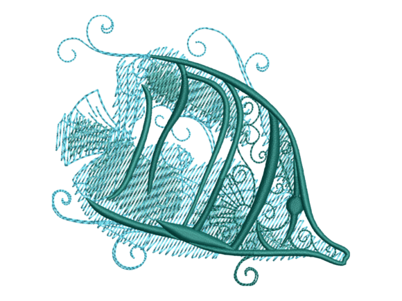 Decorative Fish Embroidery Review for Apparel