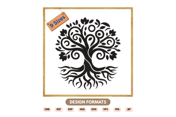 Elegant Mandala Tree Embroidery Design Review