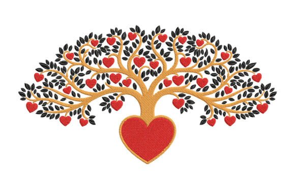 Heart Tree Embroidery Design: A Holiday Review