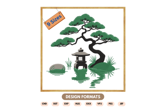 Japanese Zen Garden Embroidery Design Review