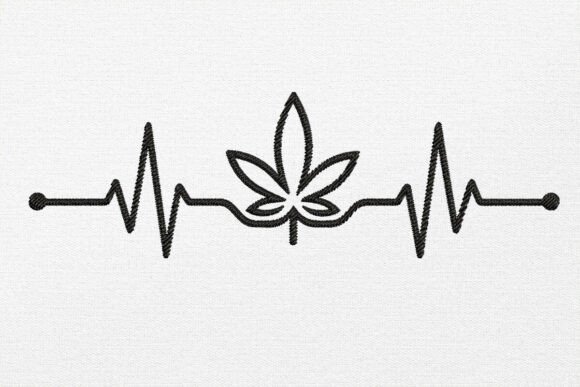 Marijuana Heartbeat Embroidery Design Review