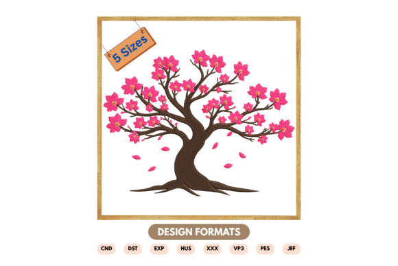 Review: Cherry Blossom Tree Embroidery Design