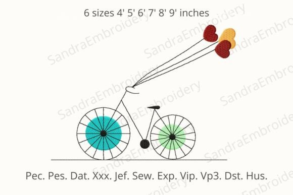 Review: Romantic Summer Bike Embroidery Design