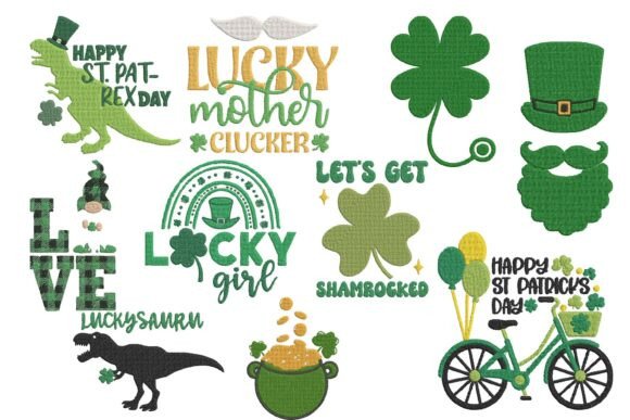 Review: St Patrick s Day Lucky Embroidery Bundle for Sweatshirts