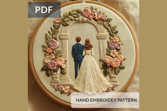 Review: Wedding Arch Hand Embroidery Pattern PDF