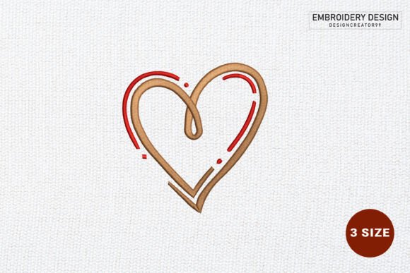 Reviewing Abstract Sketch Heart Embroidery for Gifts