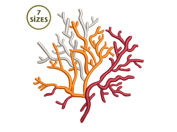 Reviewing Coral Embroidery Design for Etsy Shops