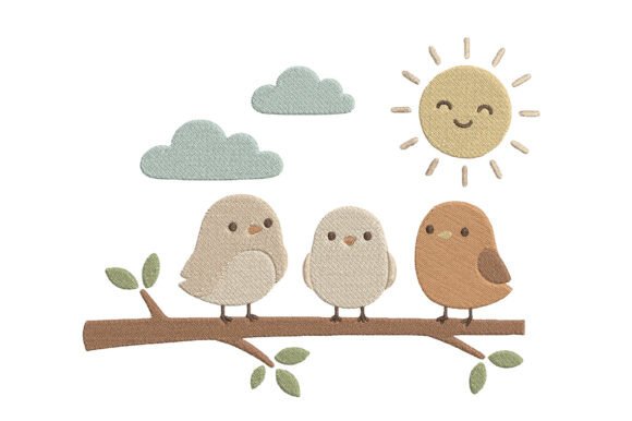 Reviewing Cute Birds Embroidery Design for Real Projects