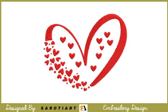 Reviewing the Embroidery Heart Love Valentine Design