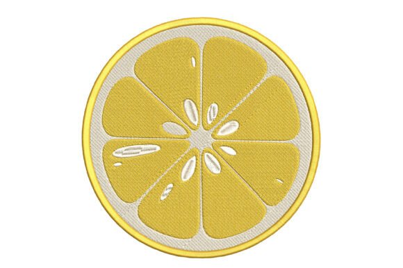 Reviewing the Lemon Slice Embroidery Design