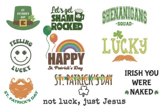 Reviewing the St. Patrick’s Day Lucky Embroidery Bundle