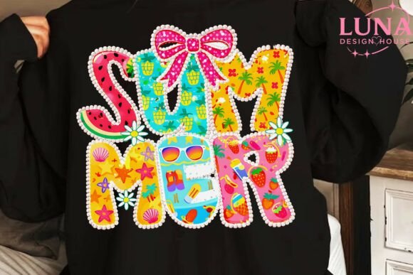 Summer Faux Embroidery Bow PNG Clipart Review