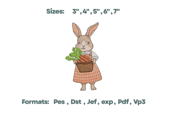 Vintage Harvest Bunny Embroidery: A Designer’s Review